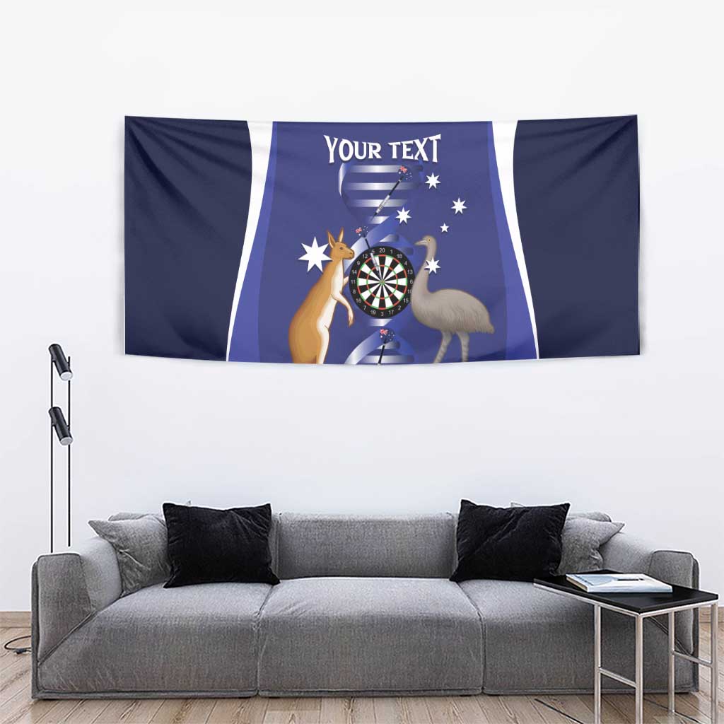 Personalised Australia Darts Tapestry Aussie Its In My DNA Flag Color - Aussie Hoodie