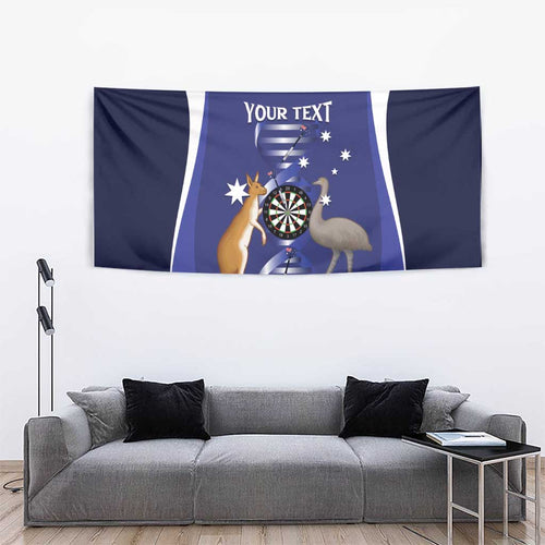 Personalised Australia Darts Tapestry Aussie Its In My DNA Flag Color - Aussie Hoodie