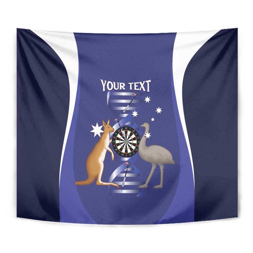 Personalised Australia Darts Tapestry Aussie Its In My DNA Flag Color - Aussie Hoodie