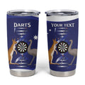 Personalised Australia Darts Tumbler Cup Aussie Its In My DNA Flag Color - Aussie Hoodie