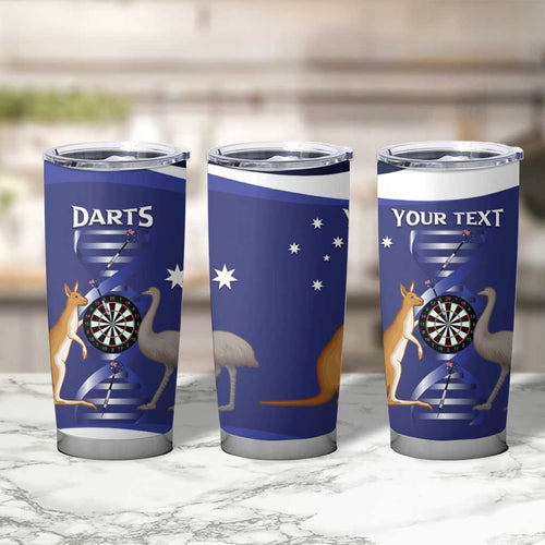 Personalised Australia Darts Tumbler Cup Aussie Its In My DNA Flag Color - Aussie Hoodie