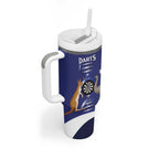 Personalised Australia Darts Tumbler With Handle Aussie Its In My DNA Flag Color - Aussie Hoodie