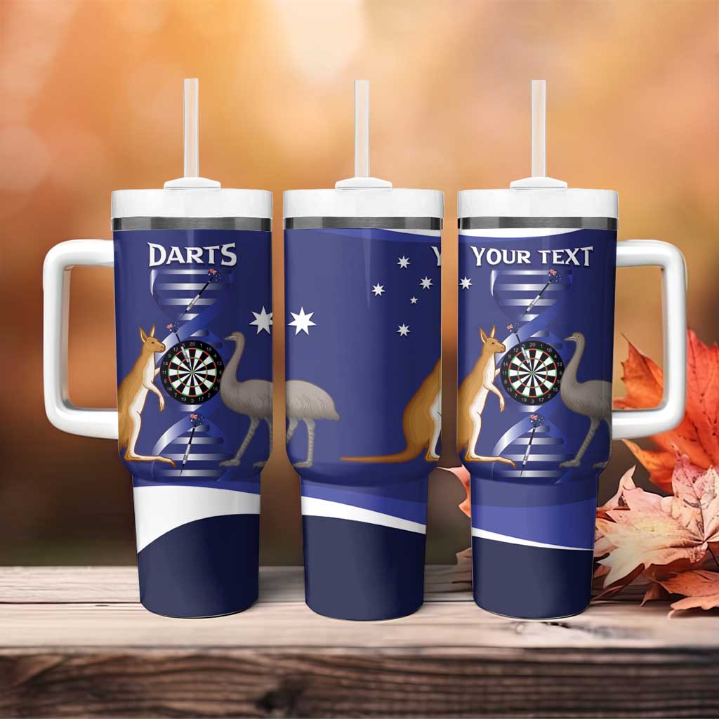 Personalised Australia Darts Tumbler With Handle Aussie Its In My DNA Flag Color - Aussie Hoodie