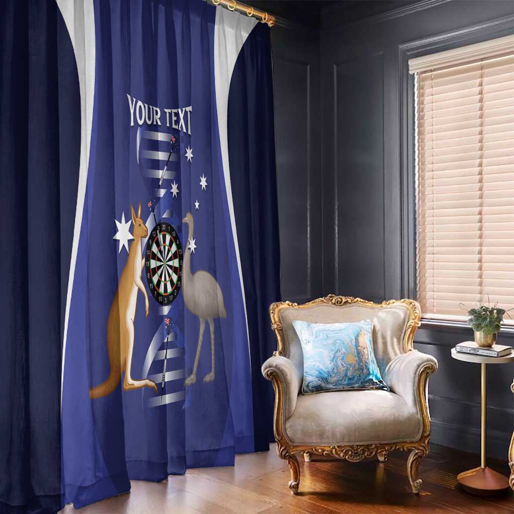 Personalised Australia Darts Window Curtain Aussie Its In My DNA Flag Color - Aussie Hoodie