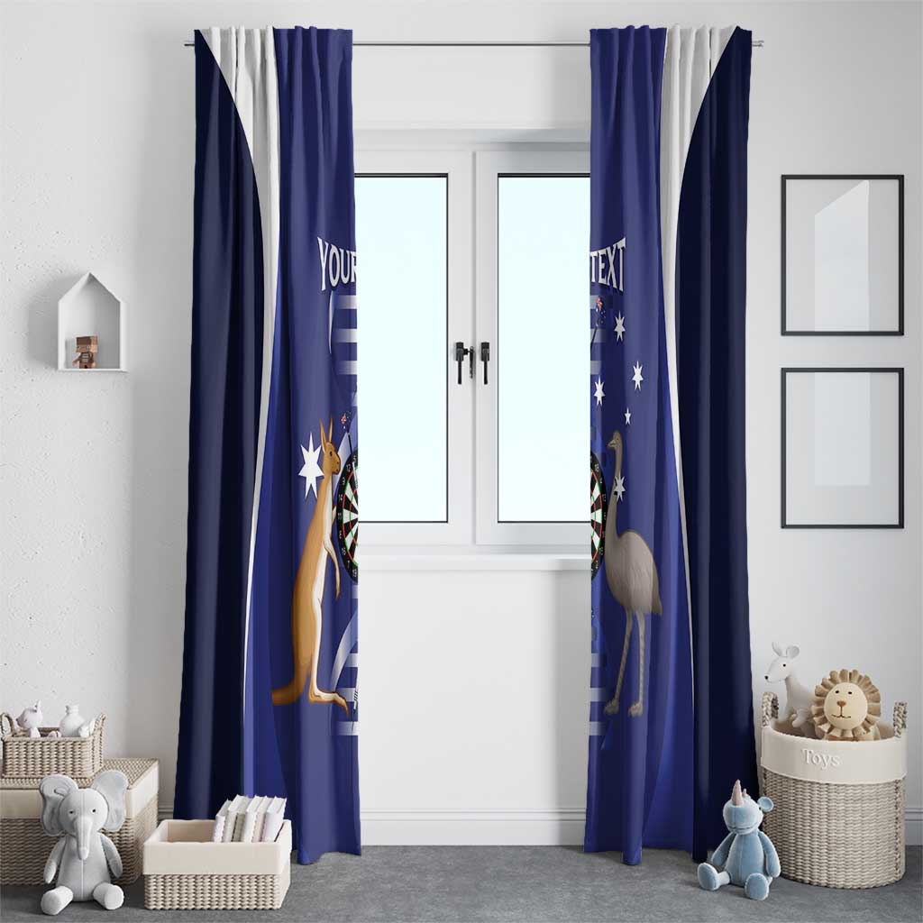 Personalised Australia Darts Window Curtain Aussie Its In My DNA Flag Color - Aussie Hoodie