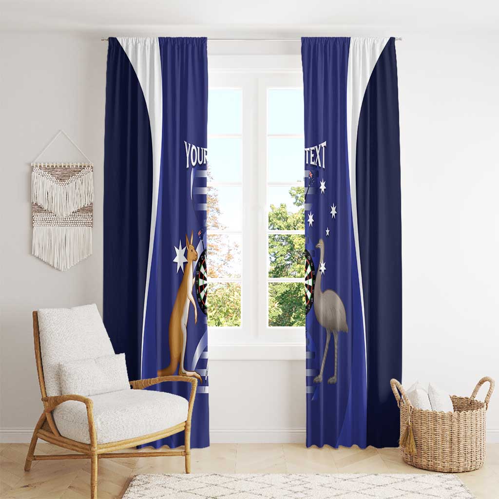 Personalised Australia Darts Window Curtain Aussie Its In My DNA Flag Color - Aussie Hoodie