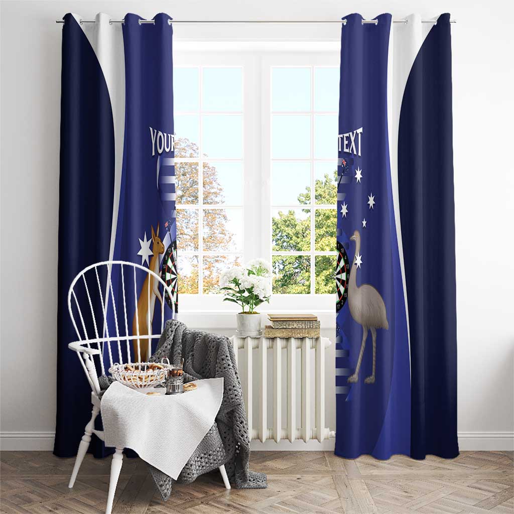 Personalised Australia Darts Window Curtain Aussie Its In My DNA Flag Color - Aussie Hoodie