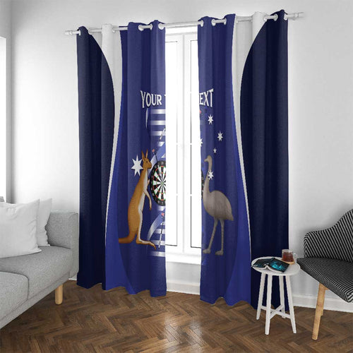 Personalised Australia Darts Window Curtain Aussie Its In My DNA Flag Color - Aussie Hoodie