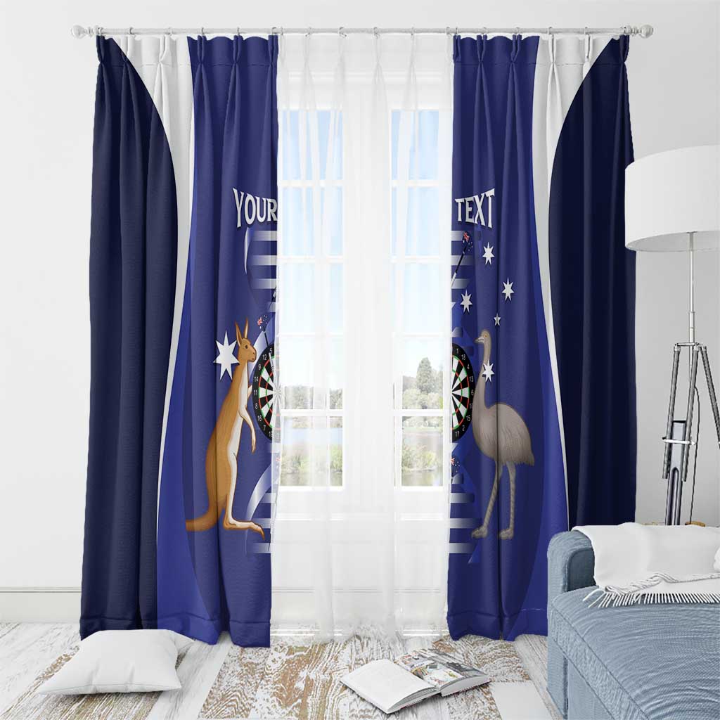 Personalised Australia Darts Window Curtain Aussie Its In My DNA Flag Color - Aussie Hoodie