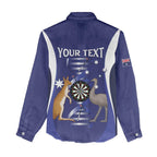 Personalised Australia Darts Women Casual Shirt Aussie Its In My DNA Flag Color - Aussie Hoodie