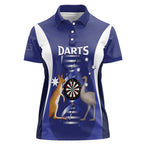 Personalised Australia Darts Women Polo Shirt Aussie Its In My DNA Flag Color - Aussie Hoodie