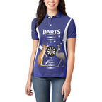 Personalised Australia Darts Women Polo Shirt Aussie Its In My DNA Flag Color - Aussie Hoodie