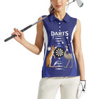 Personalised Australia Darts Women Sleeveless Polo Shirt Aussie Its In My DNA Flag Color - Aussie Hoodie