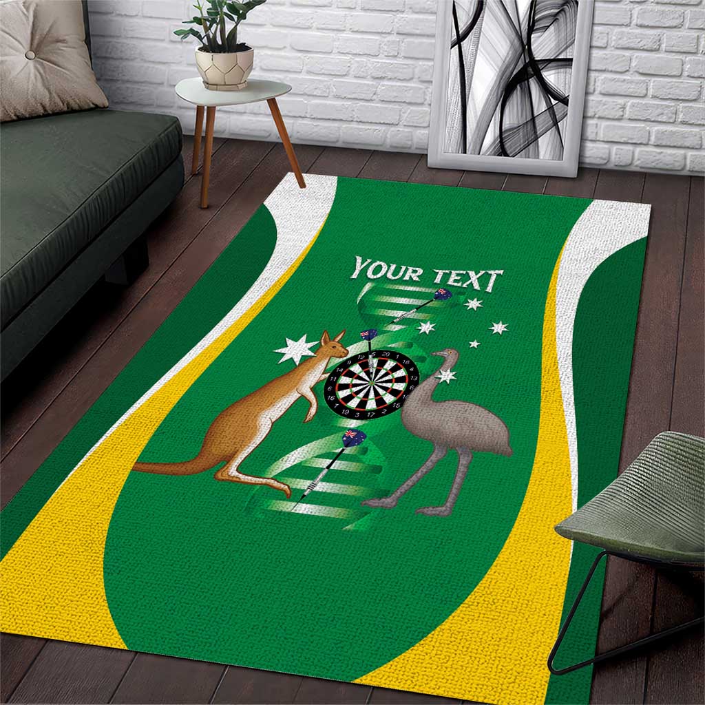 Personalised Australia Darts Area Rug Aussie Its In My DNA National Color - Aussie Hoodie