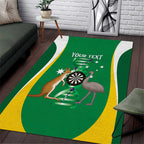 Personalised Australia Darts Area Rug Aussie Its In My DNA National Color - Aussie Hoodie