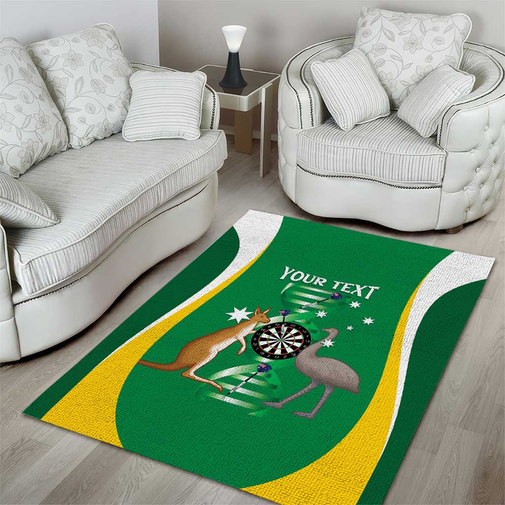 Personalised Australia Darts Area Rug Aussie Its In My DNA National Color - Aussie Hoodie