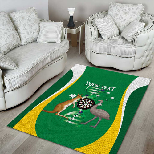 Personalised Australia Darts Area Rug Aussie Its In My DNA National Color - Aussie Hoodie