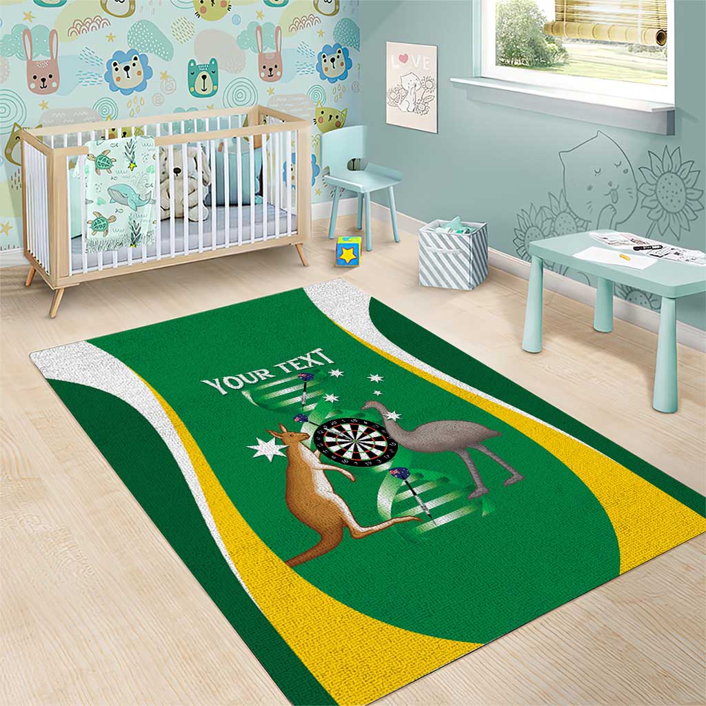 Personalised Australia Darts Area Rug Aussie Its In My DNA National Color - Aussie Hoodie