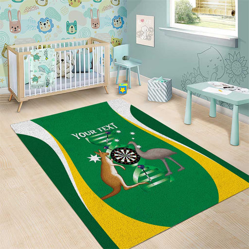 Personalised Australia Darts Area Rug Aussie Its In My DNA National Color - Aussie Hoodie