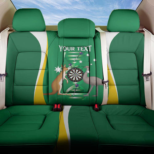 Personalised Australia Darts Back Car Seat Cover Aussie Its In My DNA National Color - Aussie Hoodie