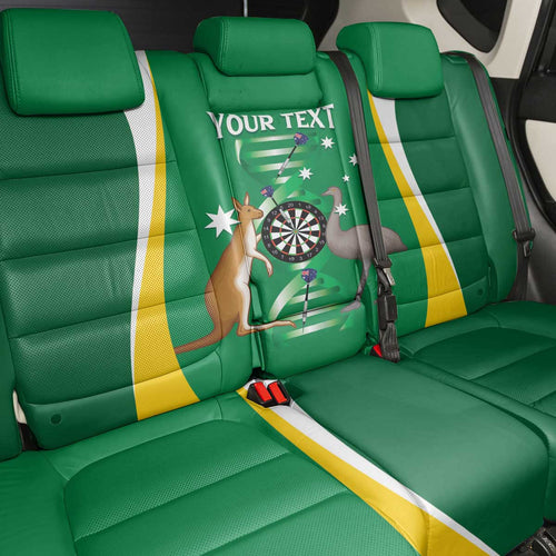 Personalised Australia Darts Back Car Seat Cover Aussie Its In My DNA National Color - Aussie Hoodie