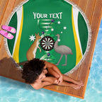 Personalised Australia Darts Beach Blanket Aussie Its In My DNA National Color - Aussie Hoodie