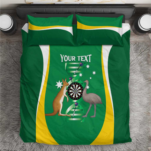 Personalised Australia Darts Bedding Set Aussie Its In My DNA National Color - Aussie Hoodie