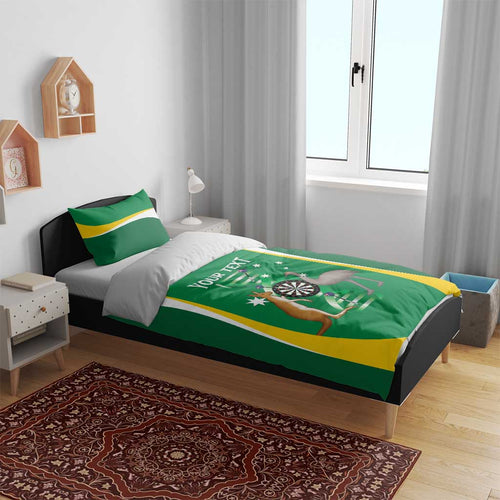 Personalised Australia Darts Bedding Set Aussie Its In My DNA National Color - Aussie Hoodie