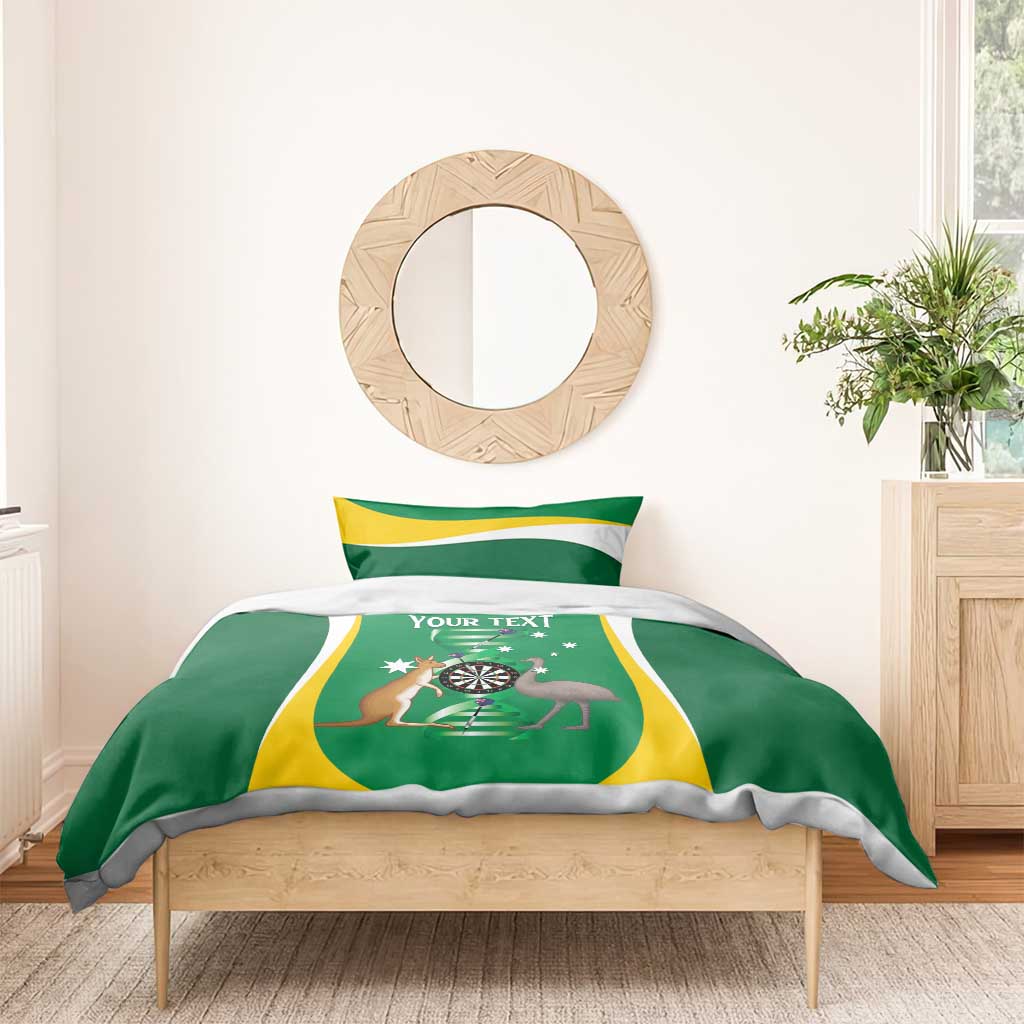 Personalised Australia Darts Bedding Set Aussie Its In My DNA National Color - Aussie Hoodie