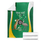 Personalised Australia Darts Blanket Aussie Its In My DNA National Color - Aussie Hoodie