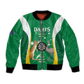 Personalised Australia Darts Bomber Jacket Aussie Its In My DNA National Color - Aussie Hoodie