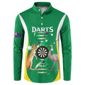Personalised Australia Darts Button Sweatshirt Aussie Its In My DNA National Color - Aussie Hoodie