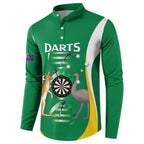 Personalised Australia Darts Button Sweatshirt Aussie Its In My DNA National Color - Aussie Hoodie