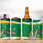 Personalised Australia Darts 4 in 1 Can Cooler Tumbler Aussie Its In My DNA National Color - Aussie Hoodie