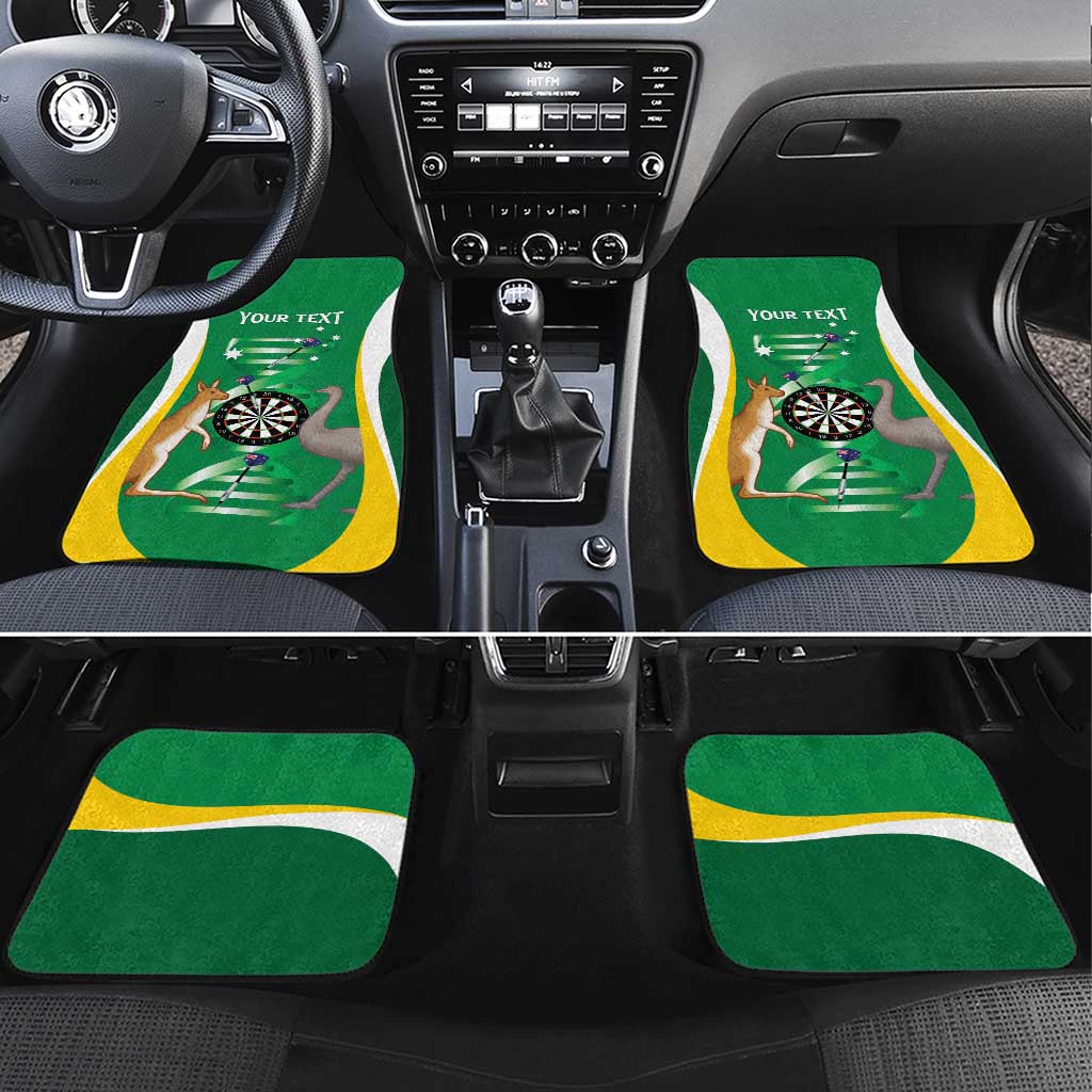 Personalised Australia Darts Car Mats Aussie Its In My DNA National Color - Aussie Hoodie