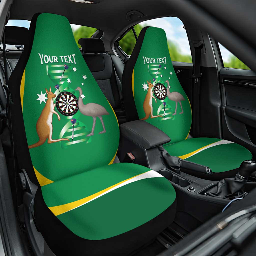 Personalised Australia Darts Car Seat Cover Aussie Its In My DNA National Color - Aussie Hoodie