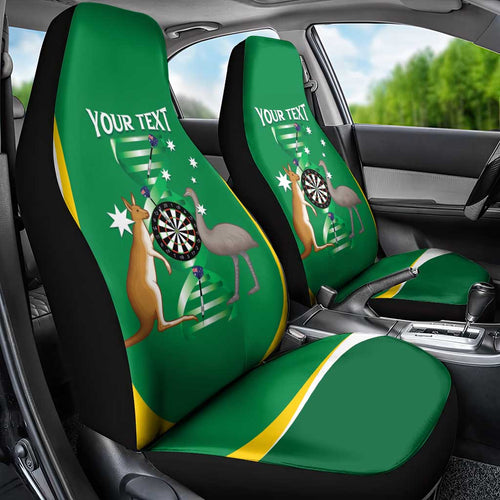 Personalised Australia Darts Car Seat Cover Aussie Its In My DNA National Color - Aussie Hoodie