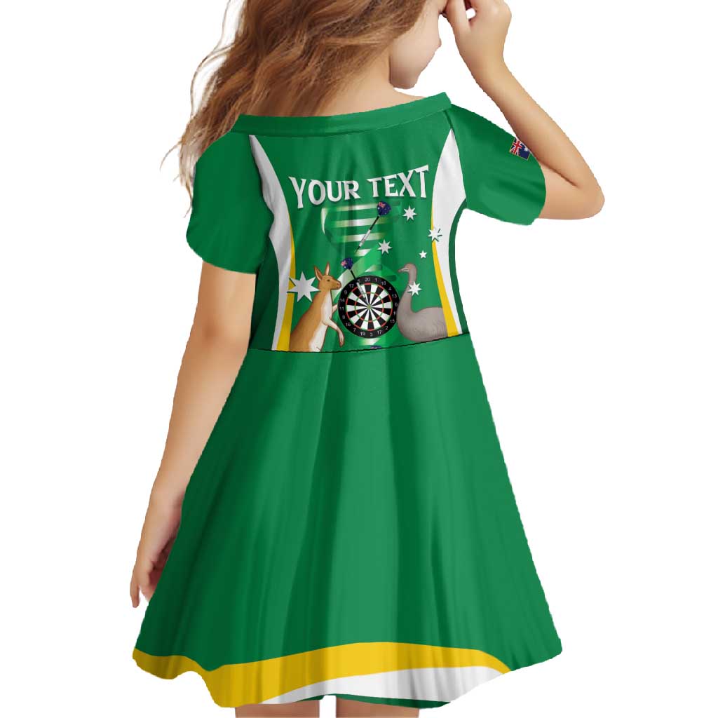 Personalised Australia Darts Family Matching Mermaid Dress and Hawaiian Shirt Aussie Its In My DNA National Color - Aussie Hoodie