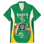 Personalised Australia Darts Family Matching Mermaid Dress and Hawaiian Shirt Aussie Its In My DNA National Color - Aussie Hoodie