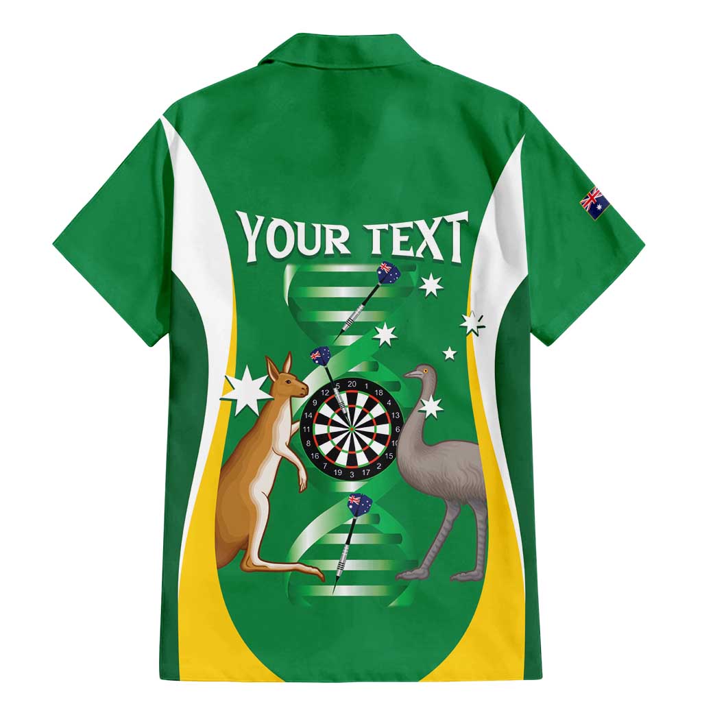 Personalised Australia Darts Family Matching Mermaid Dress and Hawaiian Shirt Aussie Its In My DNA National Color - Aussie Hoodie