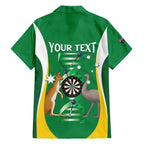 Personalised Australia Darts Family Matching Tank Maxi Dress and Hawaiian Shirt Aussie Its In My DNA National Color - Aussie Hoodie