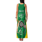 Personalised Australia Darts Family Matching Tank Maxi Dress and Hawaiian Shirt Aussie Its In My DNA National Color - Aussie Hoodie