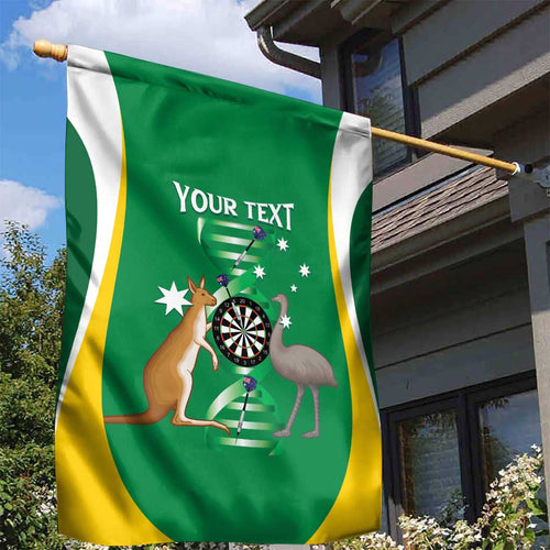 Personalised Australia Darts Garden Flag Aussie Its In My DNA National Color - Aussie Hoodie