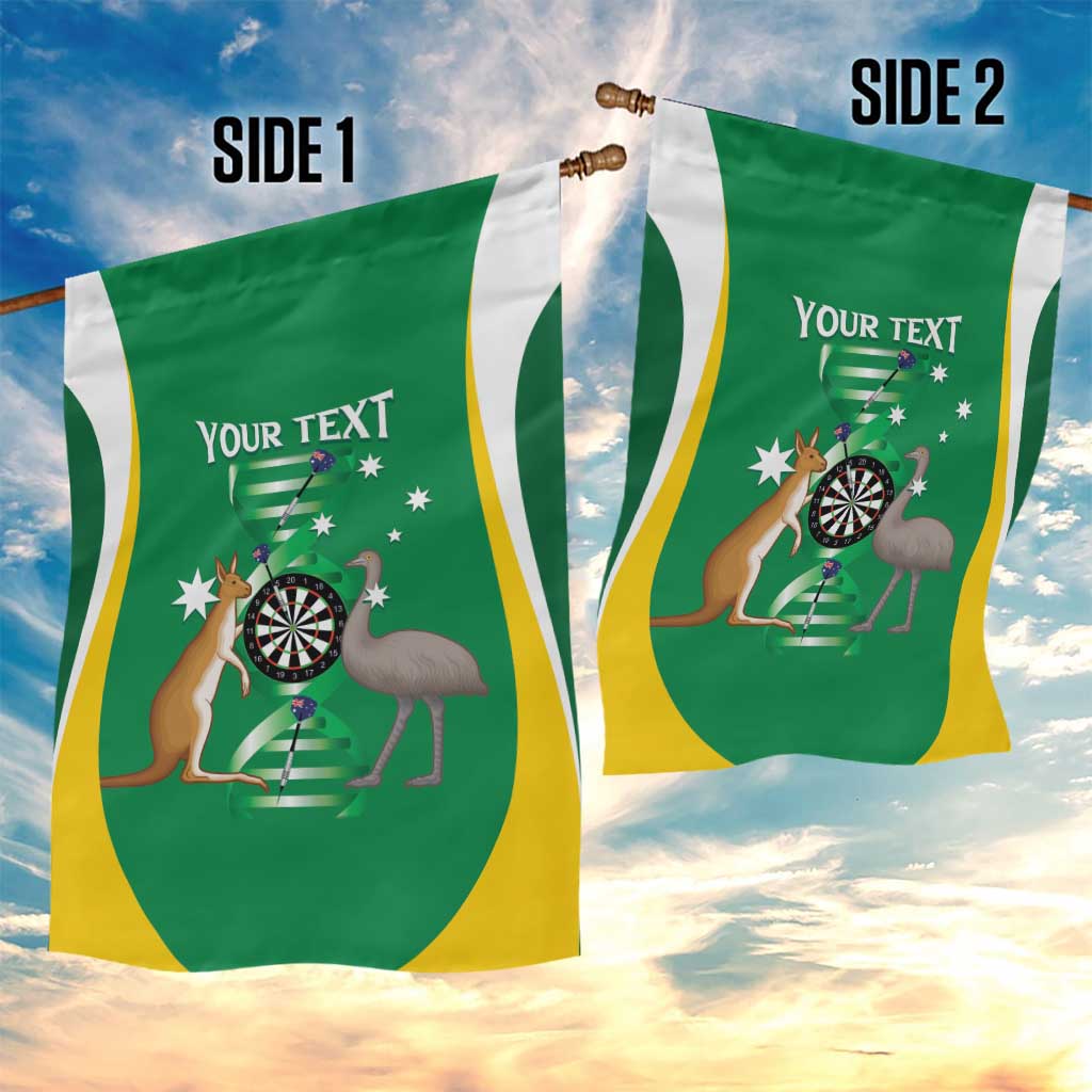 Personalised Australia Darts Garden Flag Aussie Its In My DNA National Color - Aussie Hoodie