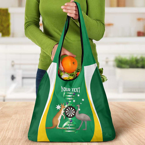 Personalised Australia Darts Grocery Bag Aussie Its In My DNA National Color - Aussie Hoodie