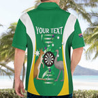 Personalised Australia Darts Hawaiian Shirt Aussie Its In My DNA National Color - Aussie Hoodie
