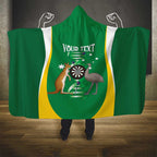 Personalised Australia Darts Hooded Blanket Aussie Its In My DNA National Color - Aussie Hoodie