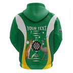 Personalised Australia Darts Hoodie Aussie Its In My DNA National Color - Aussie Hoodie