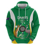 Personalised Australia Darts Hoodie Aussie Its In My DNA National Color - Aussie Hoodie