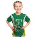 Personalised Australia Darts Kid T Shirt Aussie Its In My DNA National Color - Aussie Hoodie